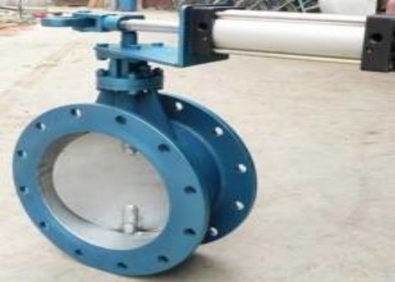 Bi Directional Pneumatic Actuator DN50 Butterfly Flange Valve