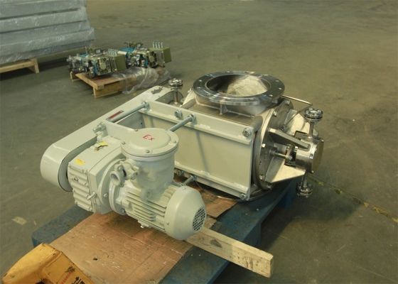 Dust Discharging Star Shape DN100 Rotary Valve With Oil Seal