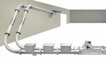 Dust Free Bulk Material Transportation Tubular Chain Conveyor